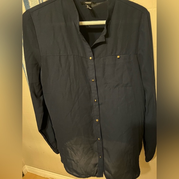 Forever 21 Button Down Blouse - Picture 4 of 4
